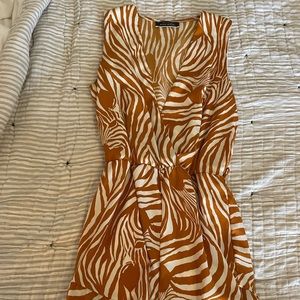 Tiger print romper